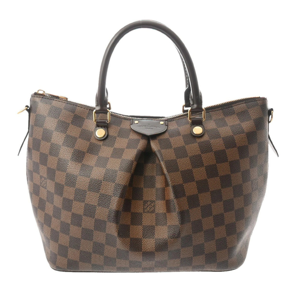LOUIS VUITTON Damier Siena Brown Canvas Handbag